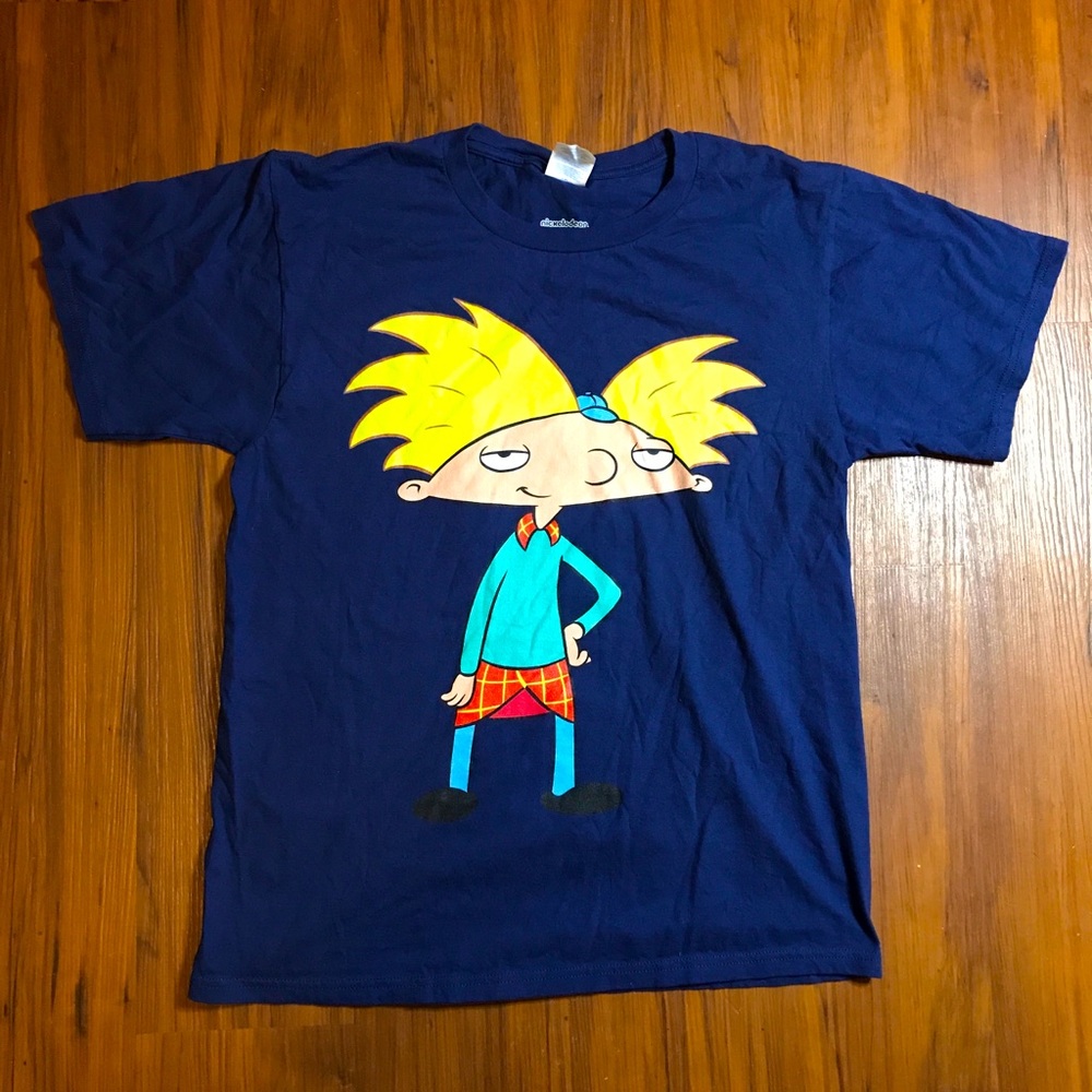 90’s Nickelodeon Hey Arnold Big Graphic T Shirt